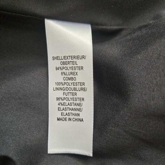 ADRIANNA PAPELL Purple Embossed Floral Round Neck Dress Size 8 - Picture 9 of 9